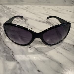 Disney Parks Mickey Mouse Icon Ear Rhinestones Adult Sunglasses - Black